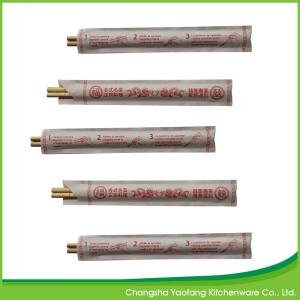 China Moso Round Bamboo Chopsticks Biodegradable Custom Logo 21cm Disposable wholesale
