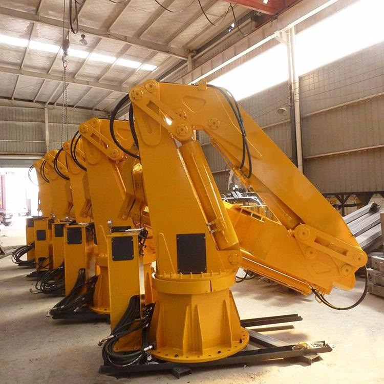 Knuckle Boom Slewing Boat Mounted Crane Marine Dinghy Cranes