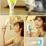 Novelty giftsHandheld mist cooling air fan portable mist mini fan