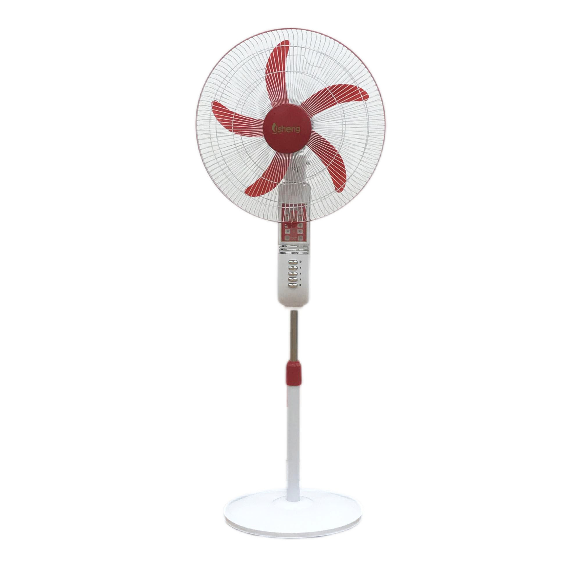 16 / 18 Inch 12V DC Powered Fans Rechargeable Solar Powered With Batteries And Led Light