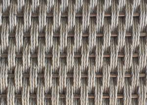China 5mm Crimped Flat Stainless Steel Architectural Mesh Anti Acid wholesale