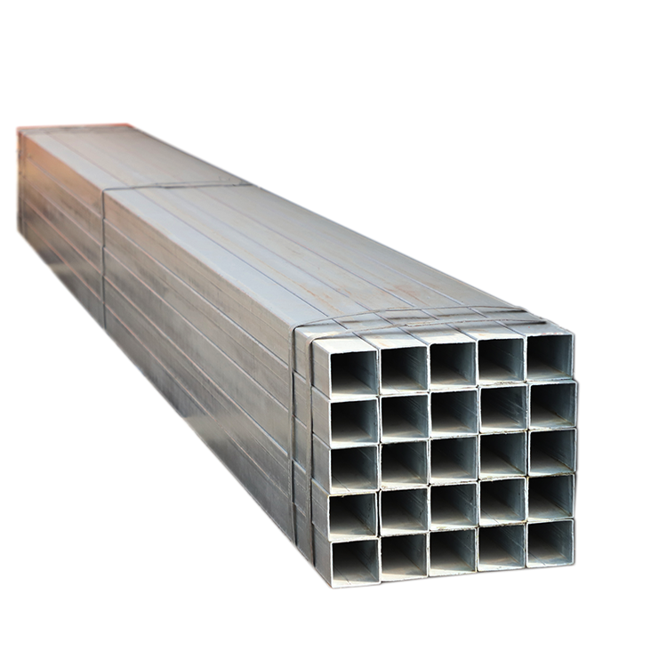 Square 24 Inch Galvanized Steel Pipe 1.0mm Thickness BS Standard SGCC Grade