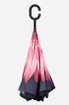 Metal Ribs Reversible Inverted Umbrella With Rubber Handle