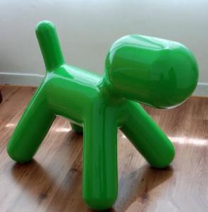 China Modern fiberglass puppy chair children dog shape scoop chair wholesale