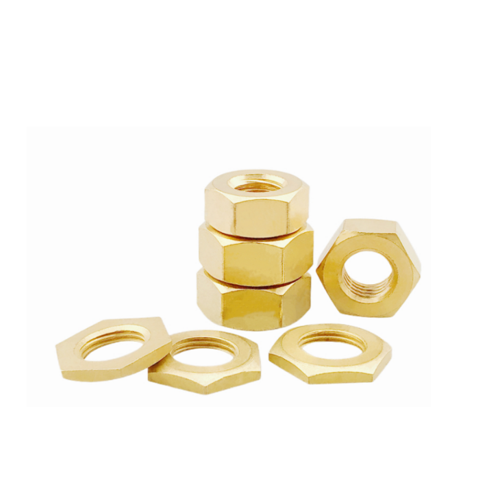 Din934 Metric Ss304 Hex Nuts M3 M4 M6 M8 M10 M12 Galvanized Black White Blue