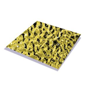 China 304 Cold Rolled Water Ripple Stainless Steel Sheet For Outdoor Claddings wholesale