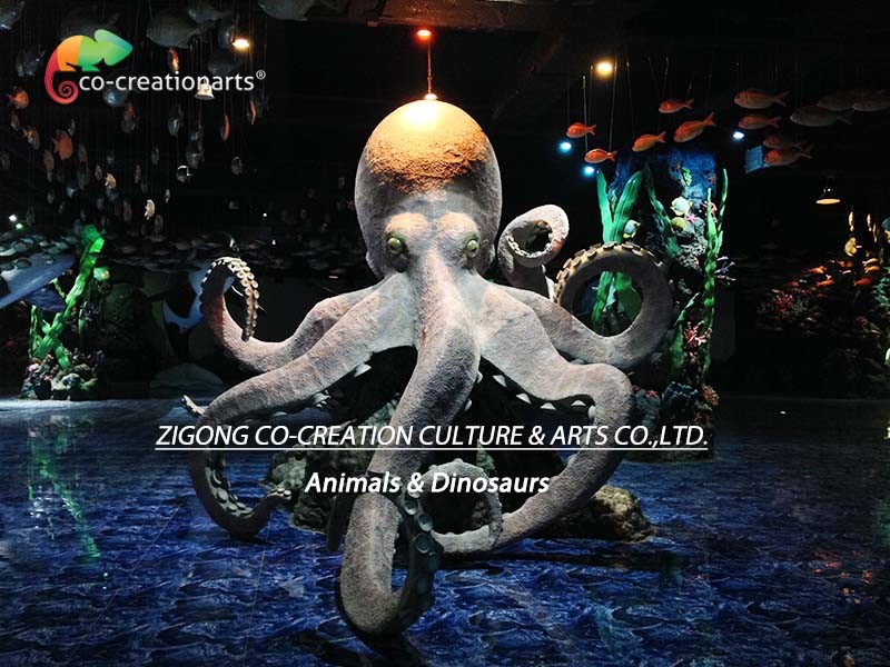 2.2 meters Large Animatronic Octopus Statue