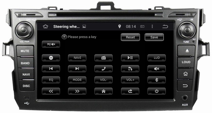 Ouchuangbo Auto GPS Stereo radio Toyota Corolla 2007-2011 Android 4.4 3G Wifi Bluetooth SD