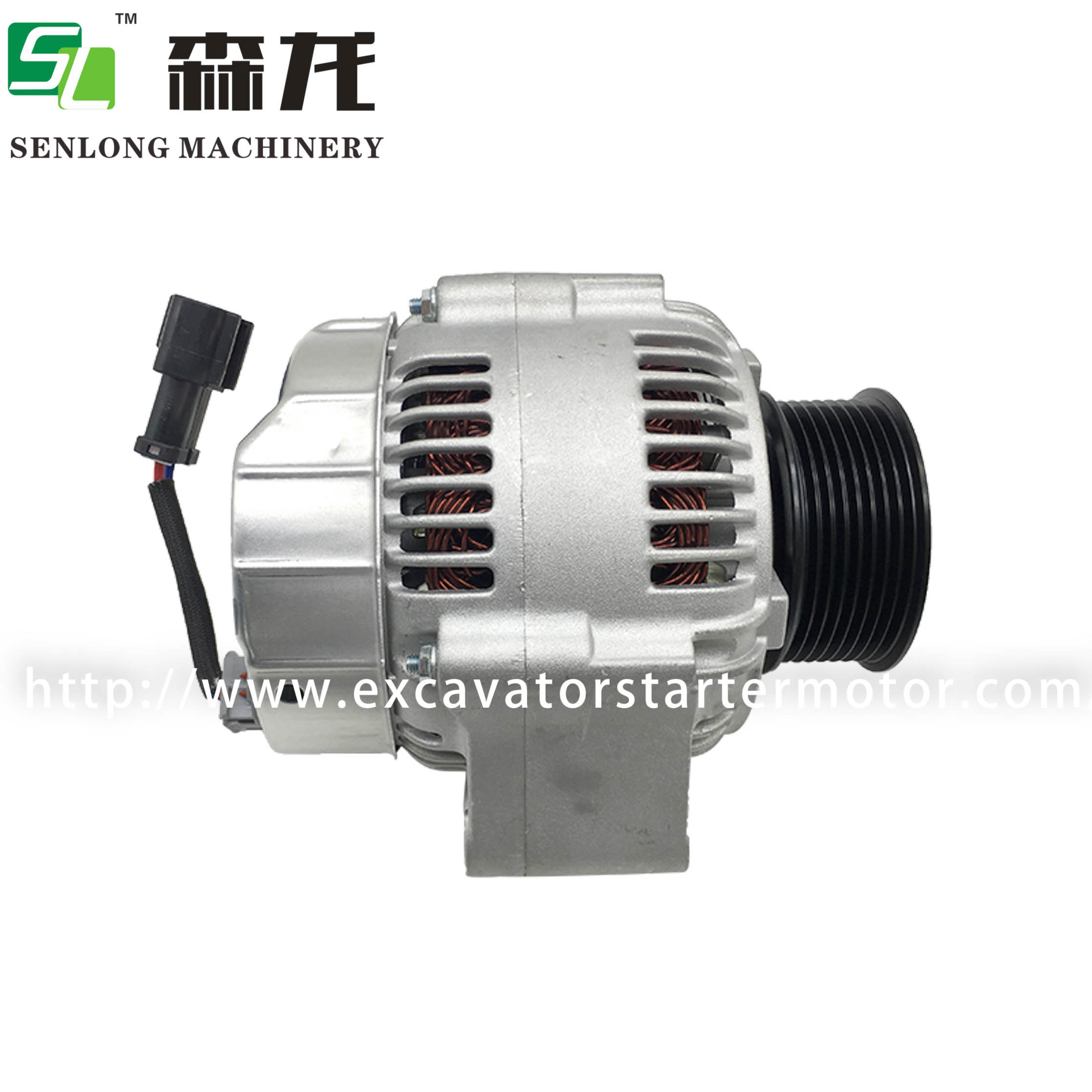 Alternator 60A Komatsu Generator 6008616410,60086164102,6008616420,1012114050,1012117960,1022114050,9761219796,1309901ND