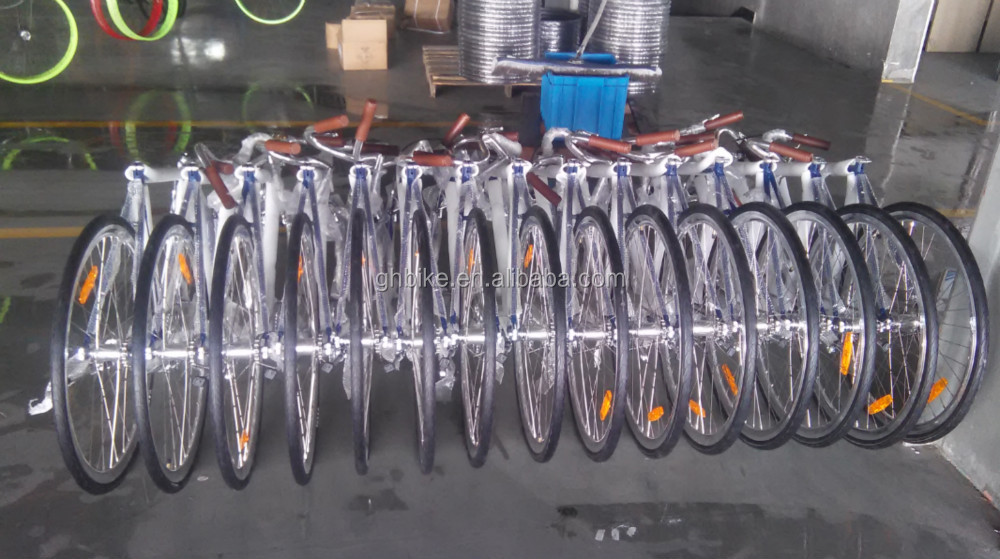 Road Bicycles or Fixie Bikes CR-MO Bicycle Frame Top Choice with Alloy Handlebar Stem