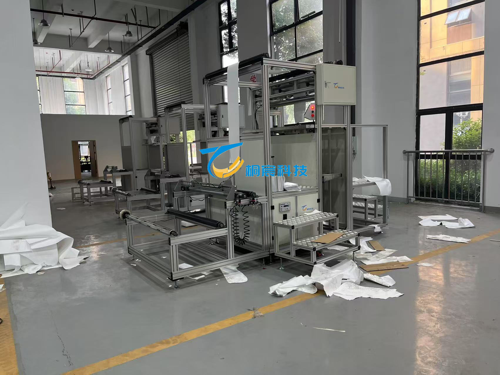 Non clapboard Glass Fiber Pleating Machine 240KW - 420KW Filter Paper Folding Machine