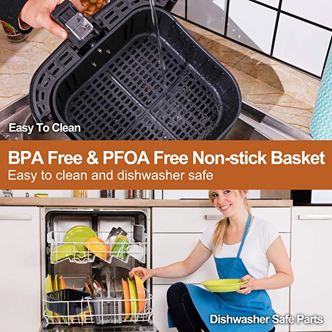Kitchen Appliance Digital Air Fryer Multi Functional Dual Touch Screen