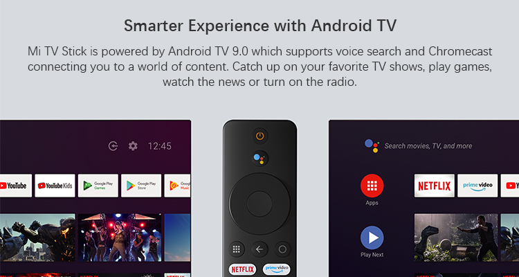 Xiaomi Mi TV Stick 1080P Android 9.0 with Assistant Android TV Stick
