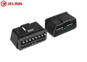 China J1962 24V OBD 2 OBD2 16 Pin Male Connector With Straight Pins wholesale