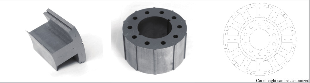 12 Slot Silicon Steel Sheet Iron Core Brushless AC Servo Motor Stator Rotor