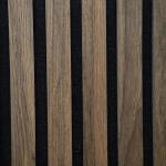 0.85 NRC Wood Slat Acoustic Panels Melamine Finish High Density For School Decor