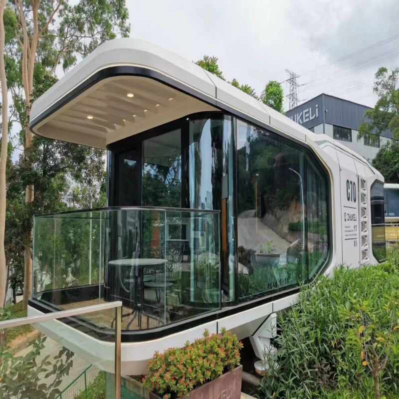 Sleep Pod Container Home for Capsule House Outdoor Mobile Tiny Houses Steel Structure