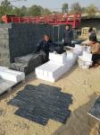 60x15cm Black Quartzite Stacked Stone Veneer Panels