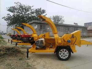 China 1000kg/H Diesel Engine Olive Wood Crusher Machine 20mm Output wholesale