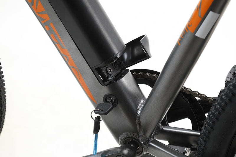 GOMID Electric Mountain Bike with Shimano 6 Speed Derailleur Lightweight Aluminium Alloy Frame 40-50Km Range per Power