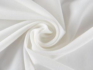 China Polyester white stretch fabric wholesale