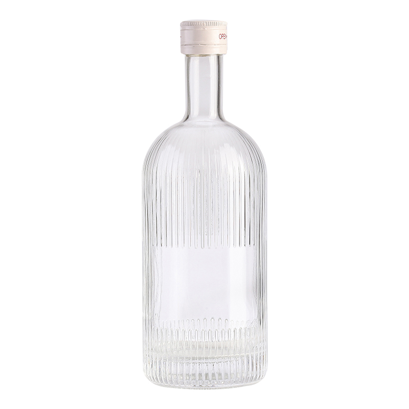 Design 100ML Round Beverage Juice Water Glass Gin Wine Bottle Industrial for Beverage
