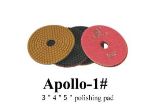 China Dry Flexible Marble Polishing Diamond Resin Pads , Concrete Grinding Pad wholesale