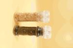 FDA Transparent Ceramic Glass 90ML Plastic Salt Grinder