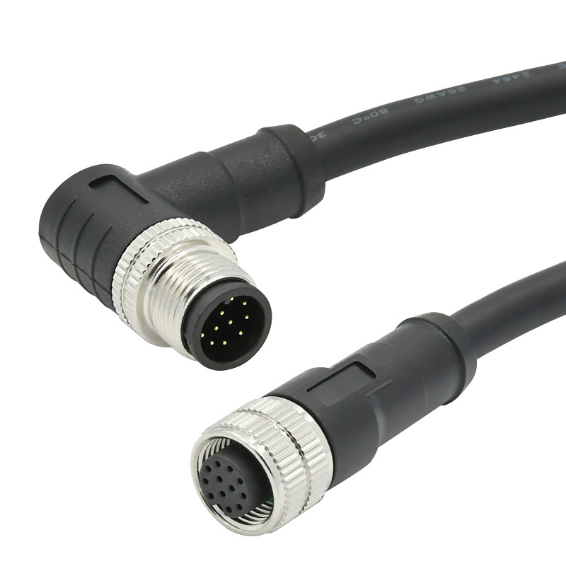 5 Poles A Coded M12 Sensor Connector UV Protection Cable Waterproof Wire Connector