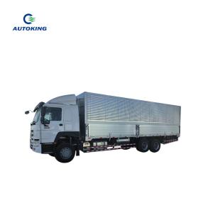 China 6000kgs Medium Size Cargo Van 3 Passengers 6 Ton Cargo Box Truck 440hp wholesale