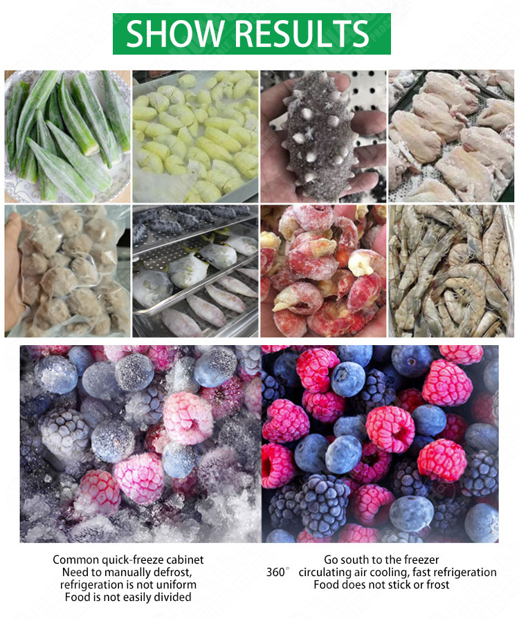 High Efficiency Blast Chiller Freezer For Shea Butter Display Freezer Ice Cream For Wholesales