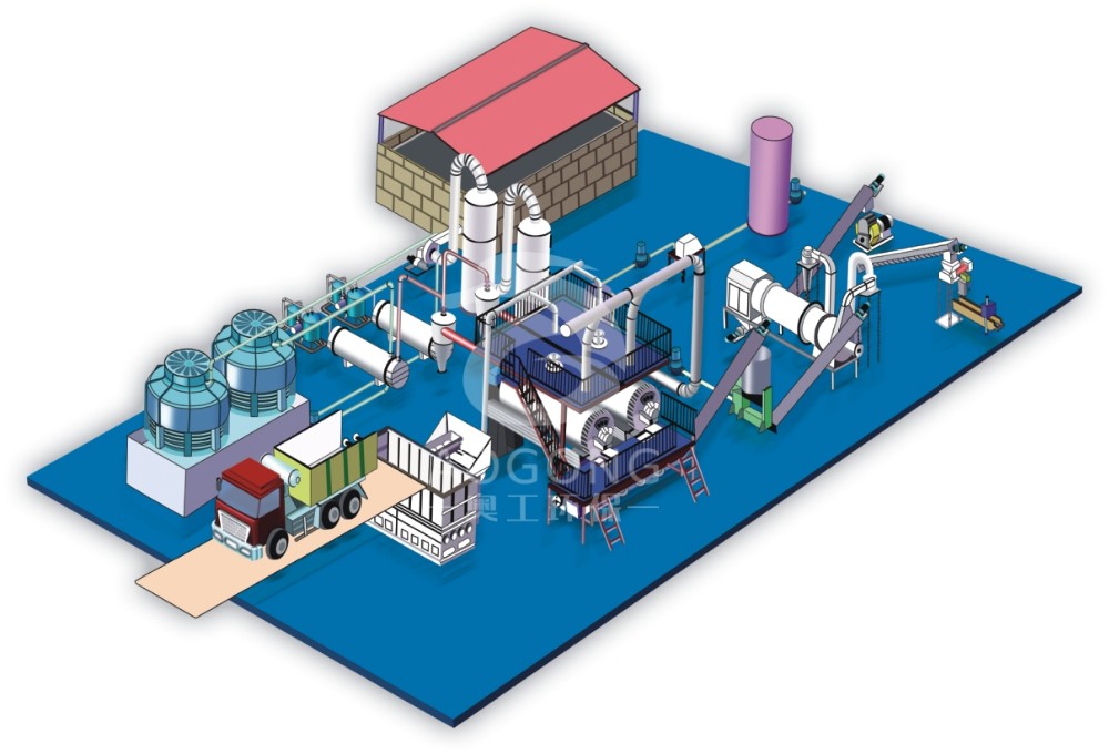 Whole Line Harmless treatment machines for Poultry Waste Rendering Plant
