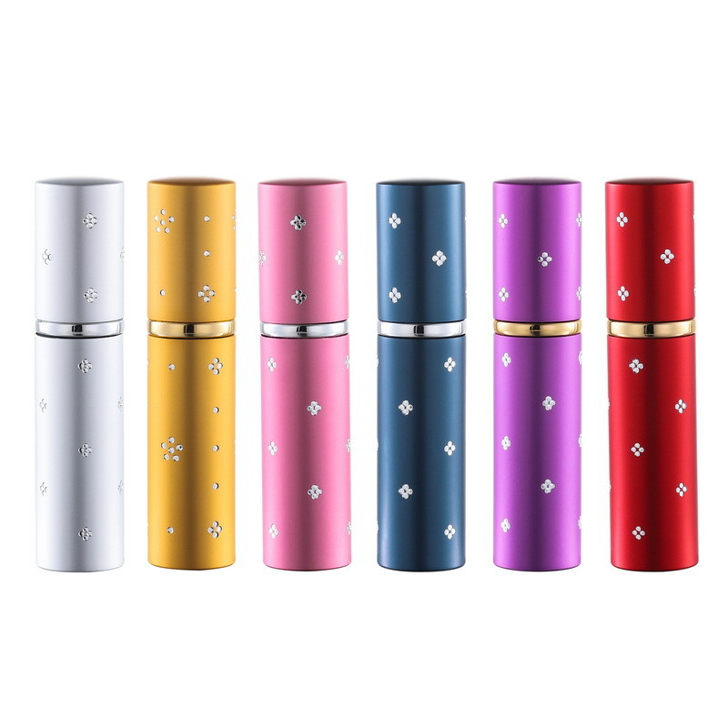 6ml Lipstick Tube Square Perfume Spray Pump Anodized Aluminum