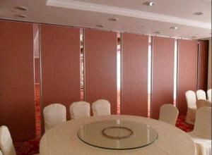 China Movable Sliding Sound Proof Partitions Fire Resistant Melamine Surface wholesale
