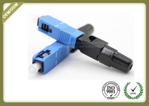 China 3.0mm Fiber Optic Accessories SC / UPC FTTH Quick Connect Fiber Optic Connectors wholesale
