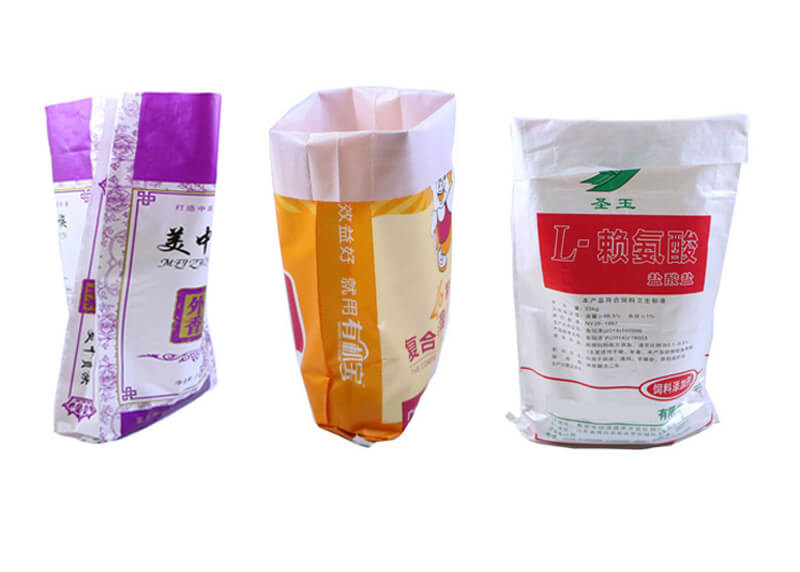 Double Stitched 25kg PP Custom Woven Polypropylene Bags Resistant To Bending