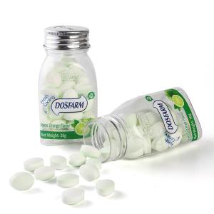 China Anti Oxidant Vitamin C Candy Tablets Transparent Triangle Bottle Package wholesale
