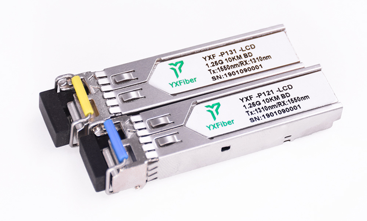 SMF SFP 1.25 G 1310nm 10KM 1.25G Fiber Optic Transceiver Module