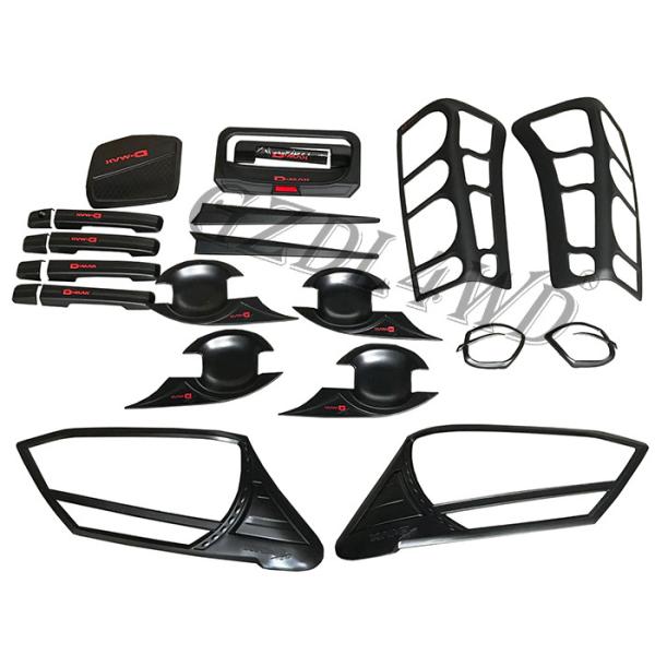 Decorative Head Lamp Cover 4x4 Body Kits For Isuzu Dmax 2012-2014