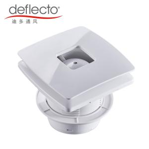 China 4 Inch 100mm Bathroom Extractor Fan , Plastic Bathroom Duct Fan With Timer wholesale