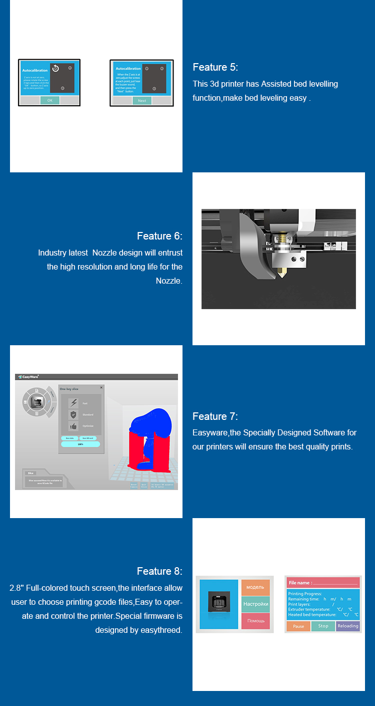 Easthreed Engineer Service Decent 3D Printer Mini Size Apply To Children Use