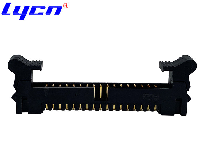 2.00mm Ejector Pin Header Right Angle Short Latch Connector Brass Gold Plating