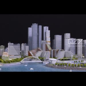 China Sri Lanka Miniature Architectural Models Skyscraper 3D Model 1/1250 wholesale