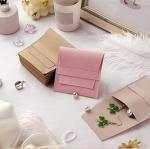 Suede Jewelry Pouch Organizer Box Envelope Pouch Travel Bag