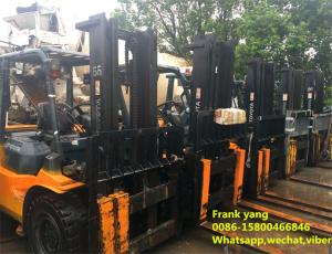 China 7fd50 Used Diesel Forklift Truck , Second Hand Toyota 5 Ton Forklift wholesale