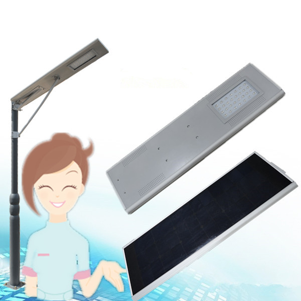 50W solar LED garden light all in one integrated with high quality
