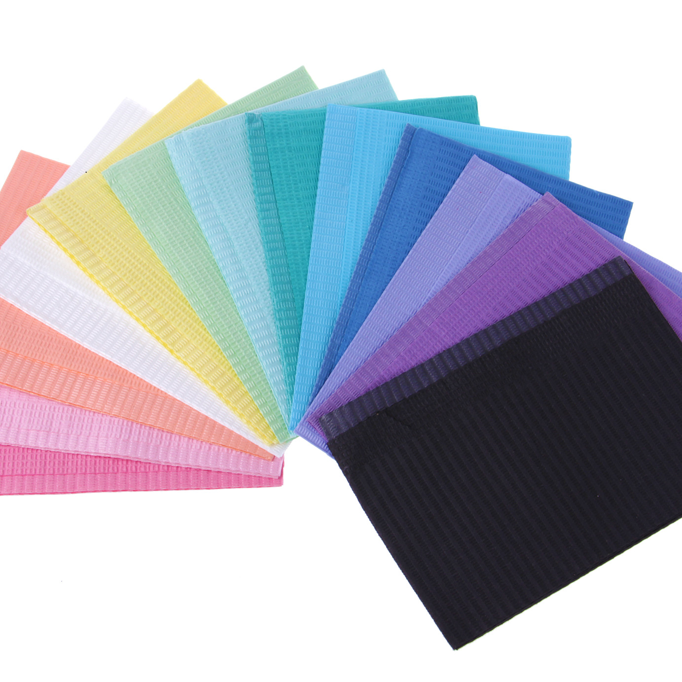 PE Film Dental 2 Ply Disposable Paper Bibs Waterproof