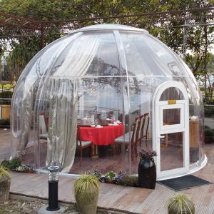 China Outdoor 6m Geodesic Dome Diameter 5m Transparent Igloo Tent wholesale