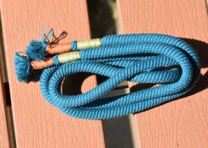 China Woven Yarn Head 6mm Round Cotton Drawstring Cord For Garments wholesale