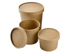 China 6oz 8oz 10oz Disposable Fast Restaurant Rice Packaging Take Away Paper Bowl wholesale